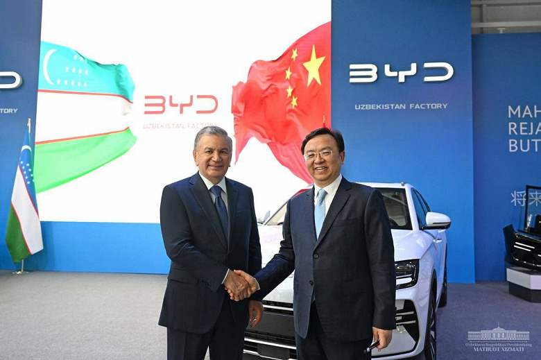 В Узбекистане начали выпускать гибриды BYD. В планах собирать по 500 тысяч машин ежегодно